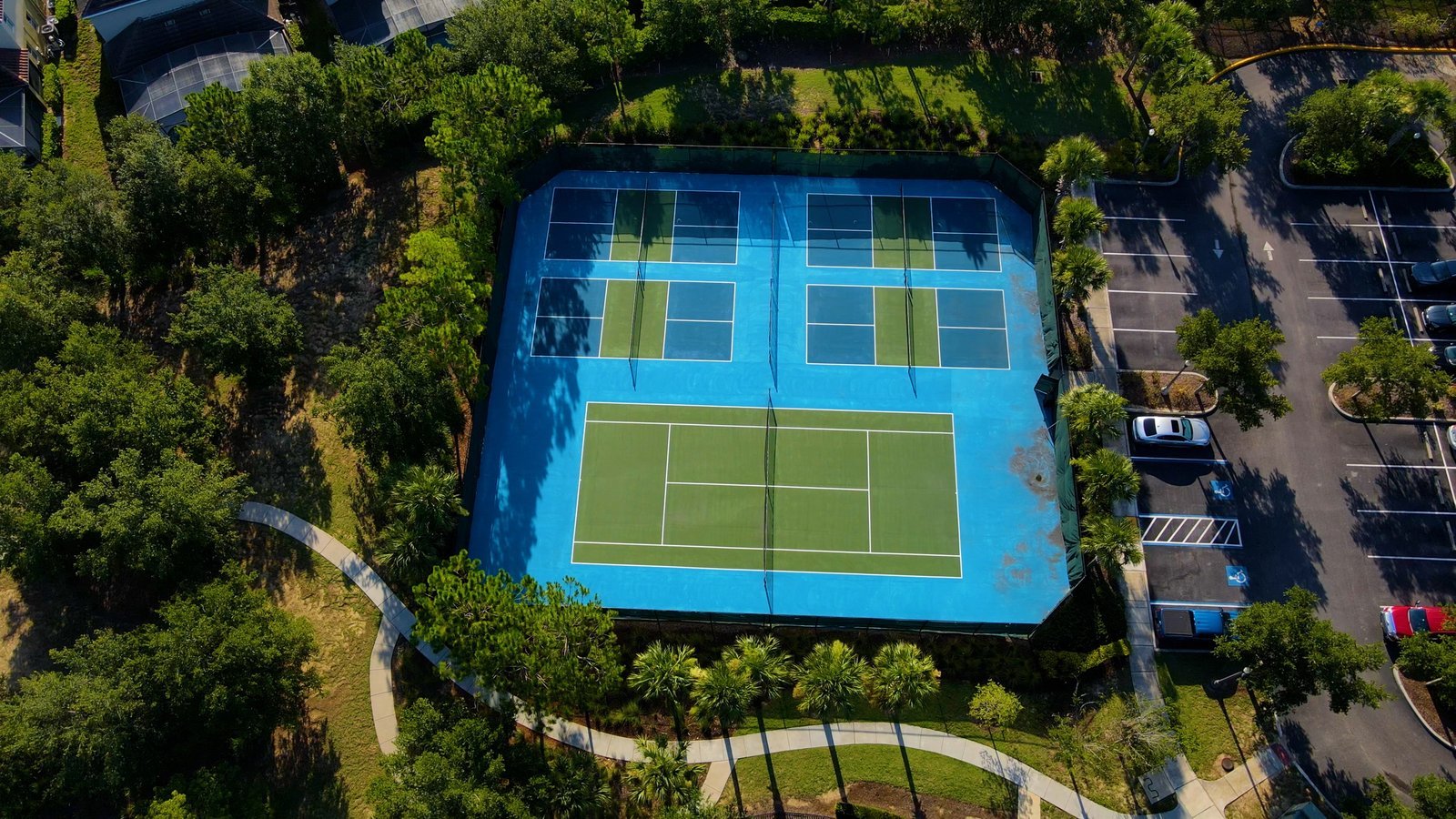Solterra Resort tennis and pickleball courts